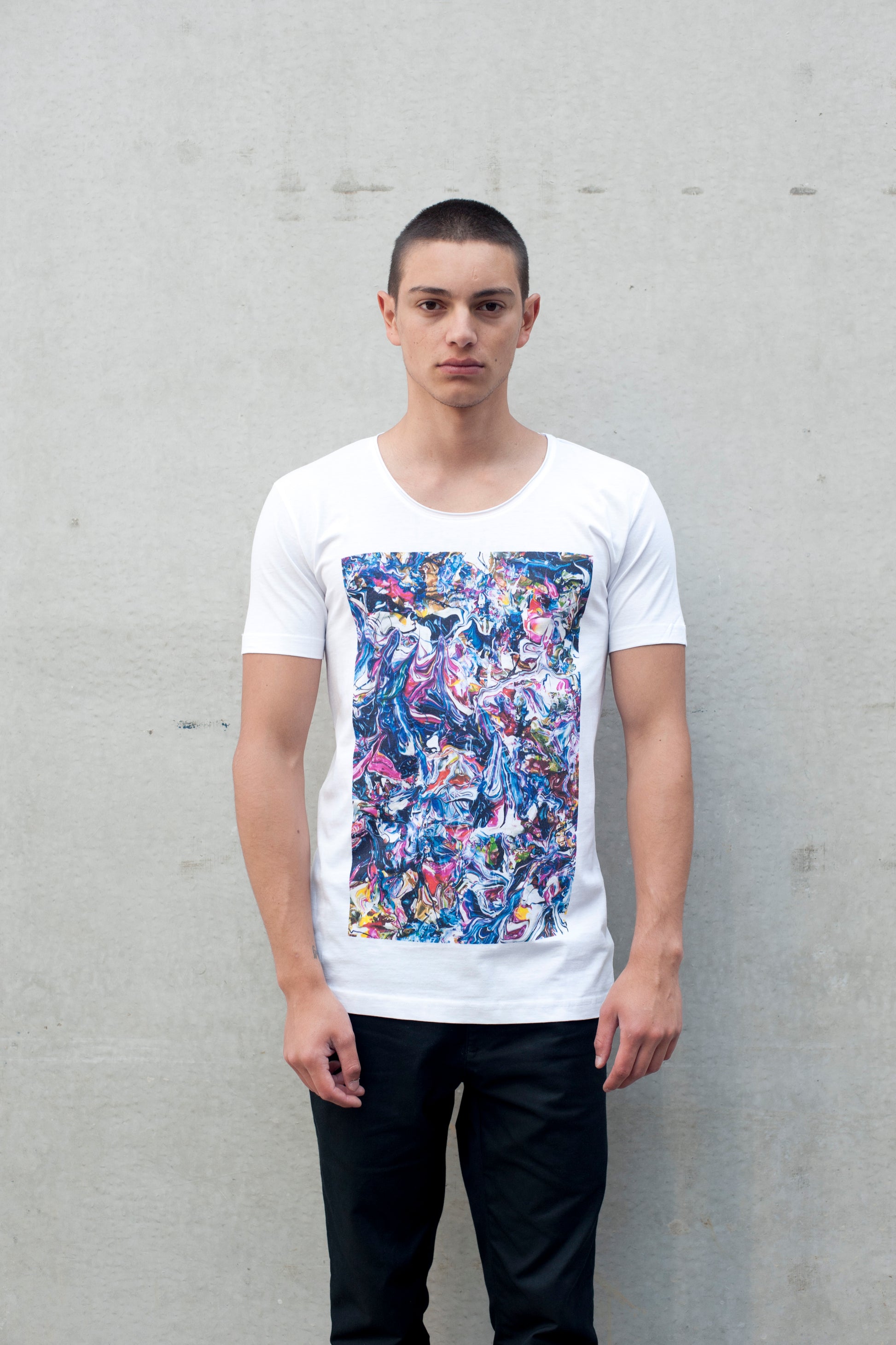 T-Shirt #1618 | Artist: Mark Lovejoy - Streetwear - Ingmar Studio