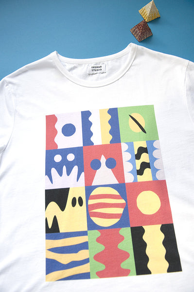 T-Shirt: PIECES OF BROTHERHOOD | Artist: Janne Kokkonen - Streetwear - Ingmar Studio