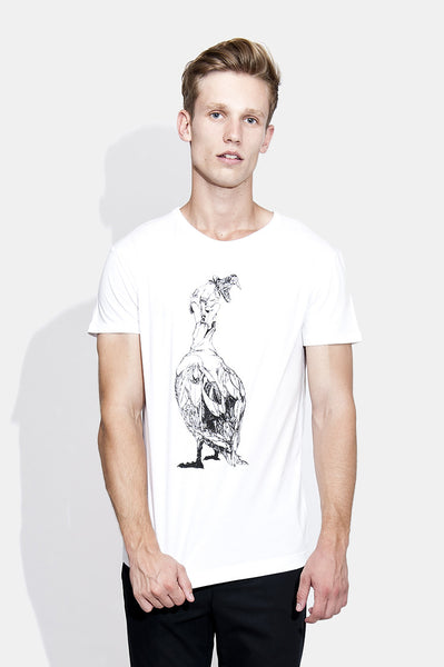 T-Shirt: GOOSE RIDER | Artist: Morta Griskeviciute - Streetwear - Ingmar Studio