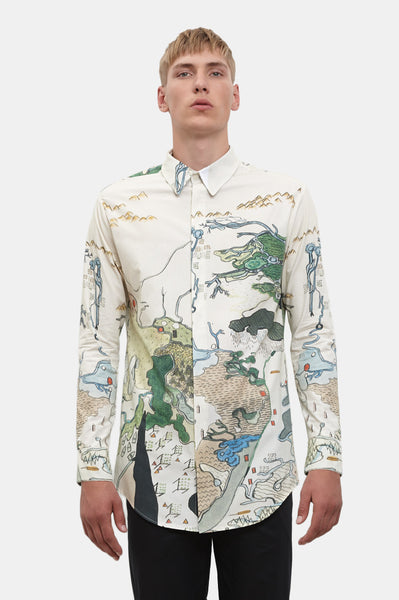 Shirt: THE MAP | Artist: Morta - Streetwear - Ingmar Studio