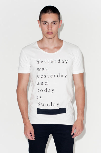 T-Shirt: YESTERDAY WAS YESTERDAY | Artist: Ingmar Studio - Streetwear - Ingmar Studio
