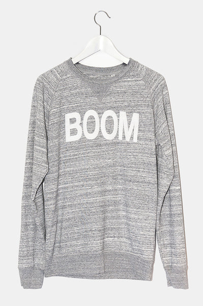 Sweatshirt: BOOM WHITE | Artist: Ingmar Studio - Streetwear - Ingmar Studio