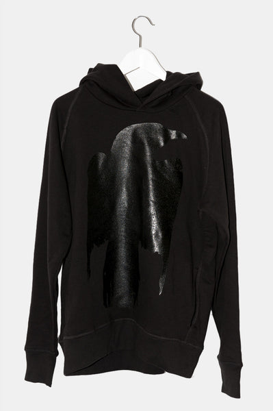 Hoodie: RAVEN GLOSSY BLACK |  Artist: Annie - Streetwear - Ingmar Studio